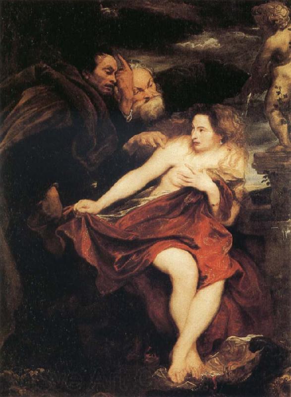 Anthony Van Dyck Susanna and  the Elders